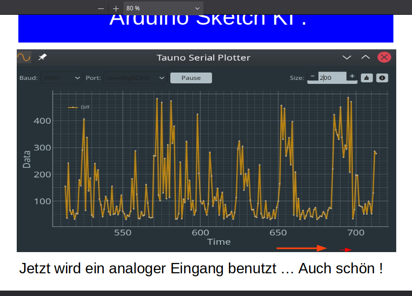 Bewegungsradar  am Arduino