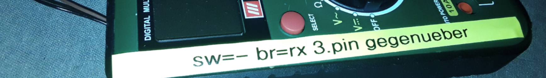 Multimeter  mit USB Anschluss gebastelt
